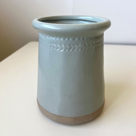 Hearth & Hand with Magnolia Other - Hearth & Hand with Magnolia Green Stoneware Decorative Crock Vase